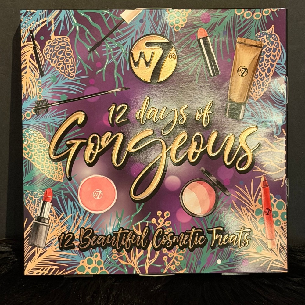 W7 12 Days of Gorgeous Advent Calendar Womens OS Multi New Makeup Gift Set